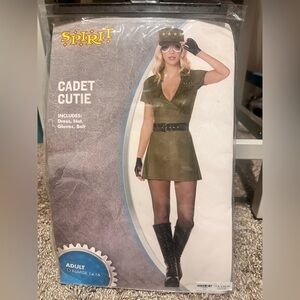 Spirit Cadet Cutie Green Costume with Accessories